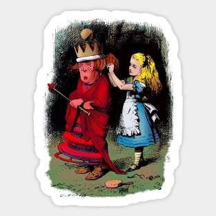 Alice and the Red Queen Sticker